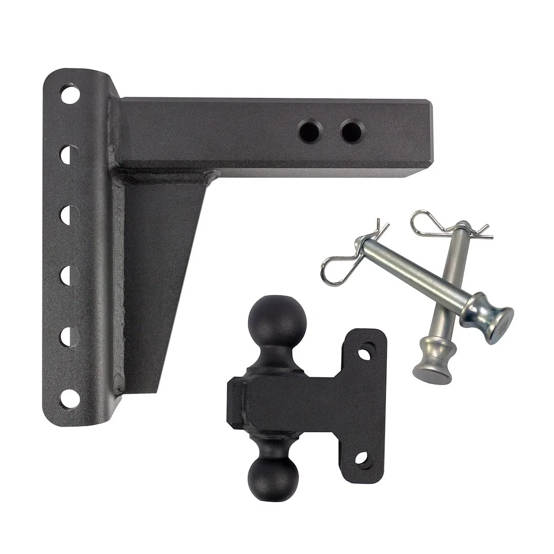 ED256 – BULLETPROOF Trailer Hitch Ball Mount, For 2-1/2 Inch Receiver Lockable (Lock Sold Separate) 36000 Pound Gross...